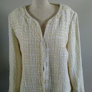 JOHN MEYER, WOVEN BLAZER